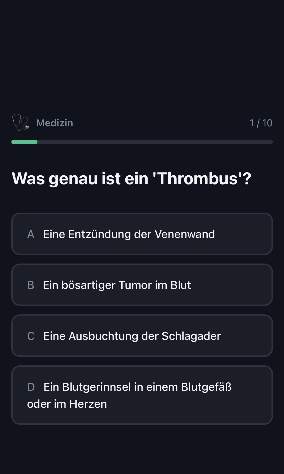 Screenshot – Eingabe der Körperdaten